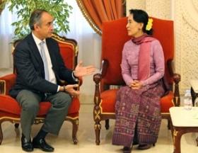 Professor the Lord Ara Darzi and Daw Aung San Suu Kyi