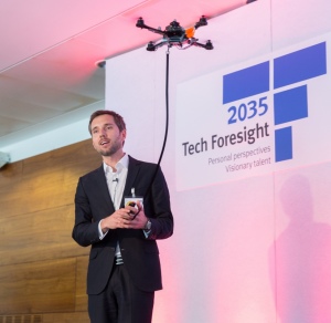 Mirko Kovac with a drone
