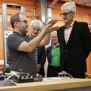 Dr Rob Learney meets entrepreneur James Dyson