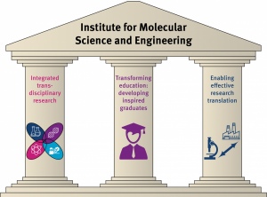 Three guiding pillars of the Institute for Molecular Science and Engineering