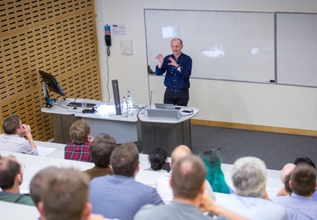 Professor Andrew Davison gives a lecture at Imperial College London