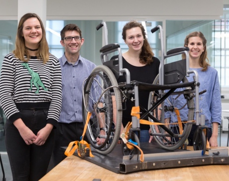 Leah Pattison, Dr Ian Radcliffe, Camille Morand-Duval and Josephine Latreille