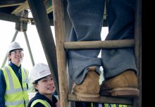 Imperial's civil engineering students reach new heights at Constructionarium