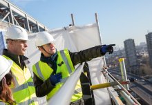 Imperial celebrates topping out at new White City hub