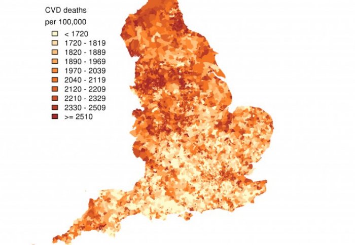 heart disease map