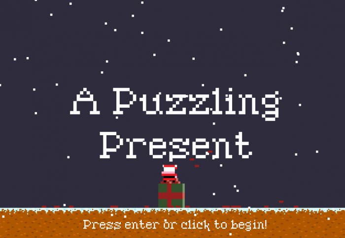 A Puzzling Present game developed by ANGELINA the AI computer program