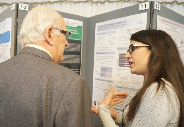 Miss Inês Cecílio, a PhD candidate in the Department of Chemical Engineering with Brian Iddon MP