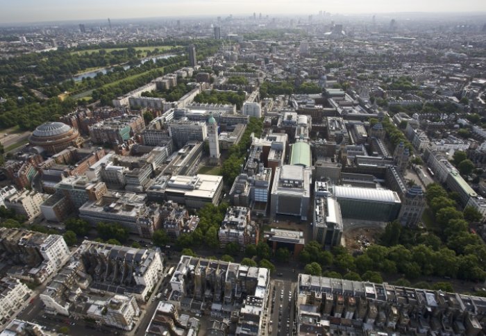 Aerial view of South Kensington