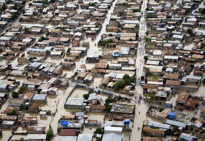 Hurricane Tomas Floods Streets of Gonaives, Haiti - United Nations Photo
