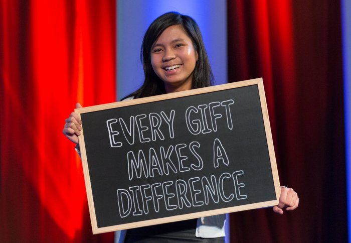 Portrait of the first Marit Mohn Scholar at the 2014 Donor Thank You Reception