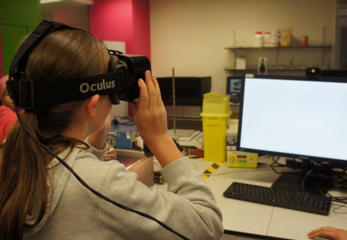 11-14 year old girls immersed in week-long engineering summer school