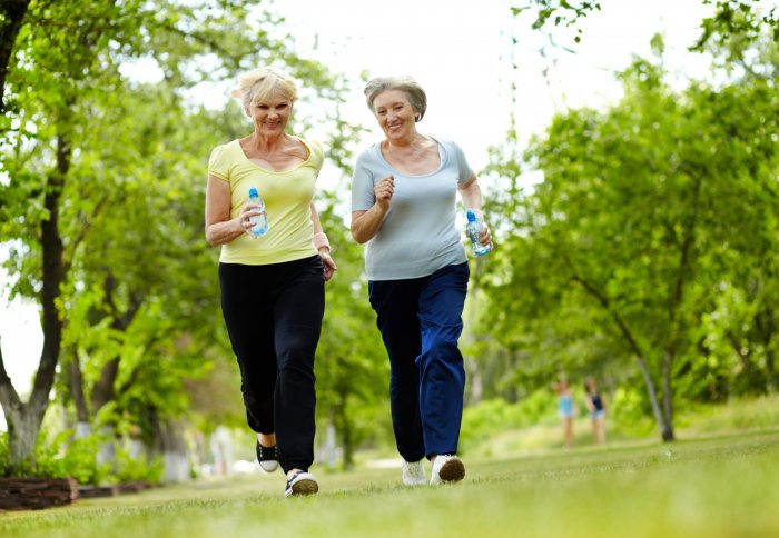 post menopausal women running
