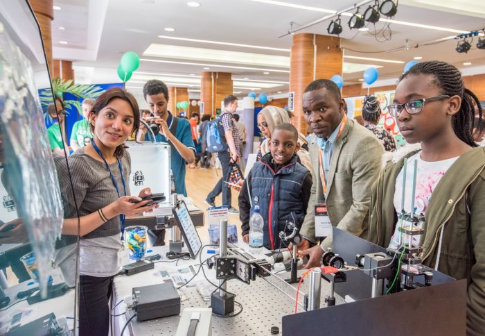 Alumni and guests at Imperial Festival