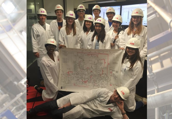 Summer School students in the Pilot Plant