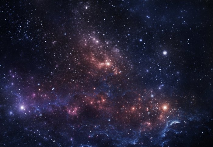 Image of space with stars and nebula