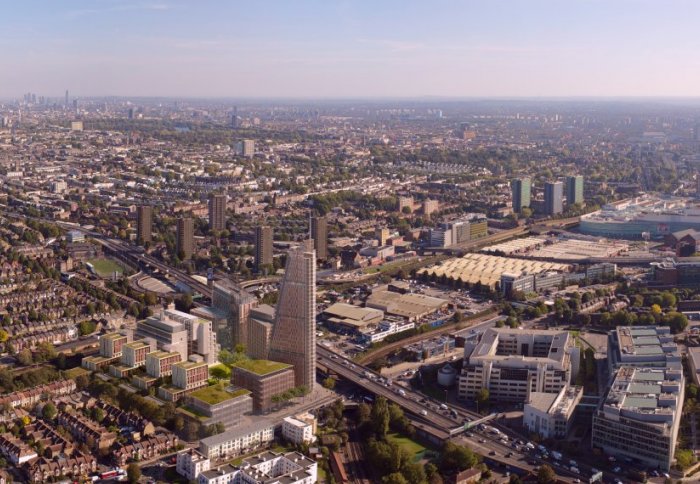 An artist's impression of the White City campus, currently under development