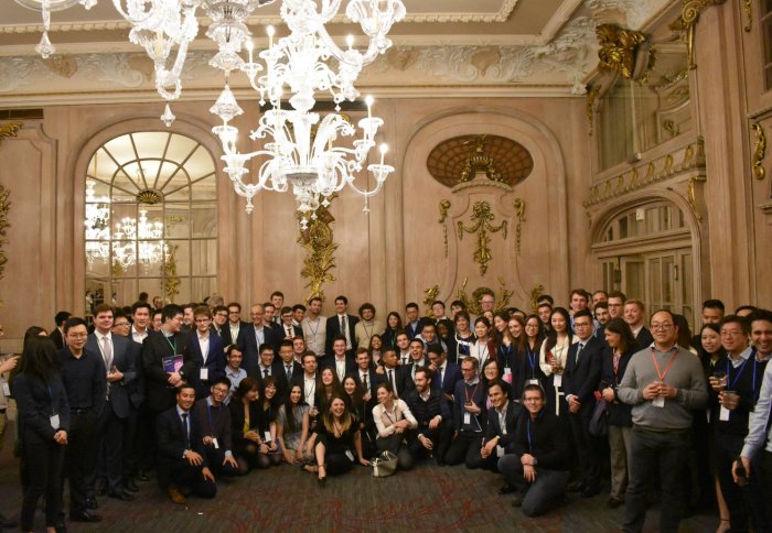 Alumni and students gathered at the Hotel Le Meridien Piccadilly