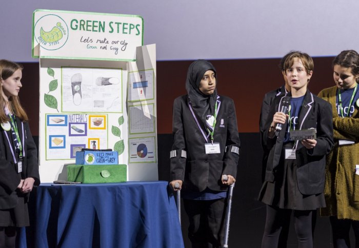 The Green Steps Team Pitching