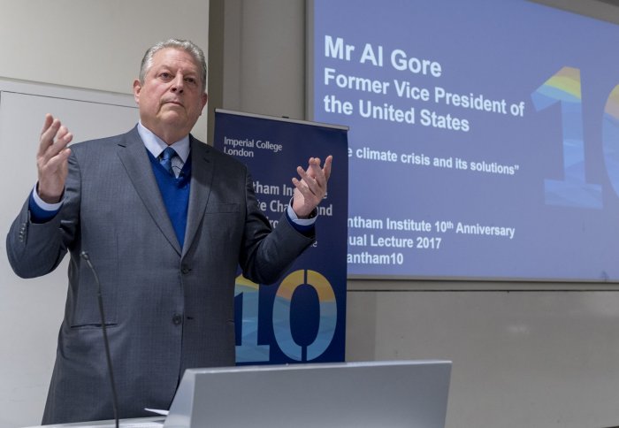 Al Gore speaking