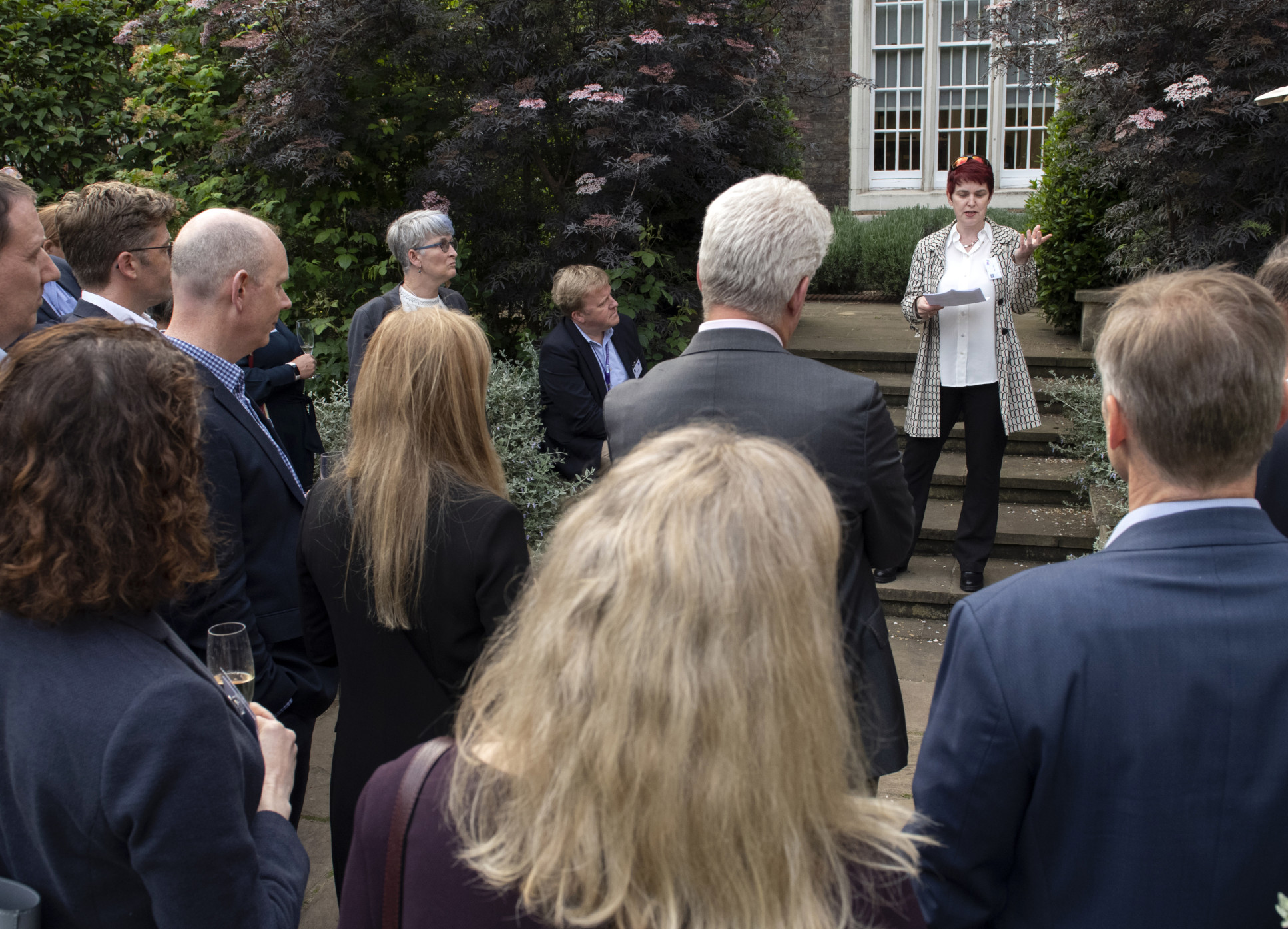 Professor Mary Ryan welcomes the TenU leadership team