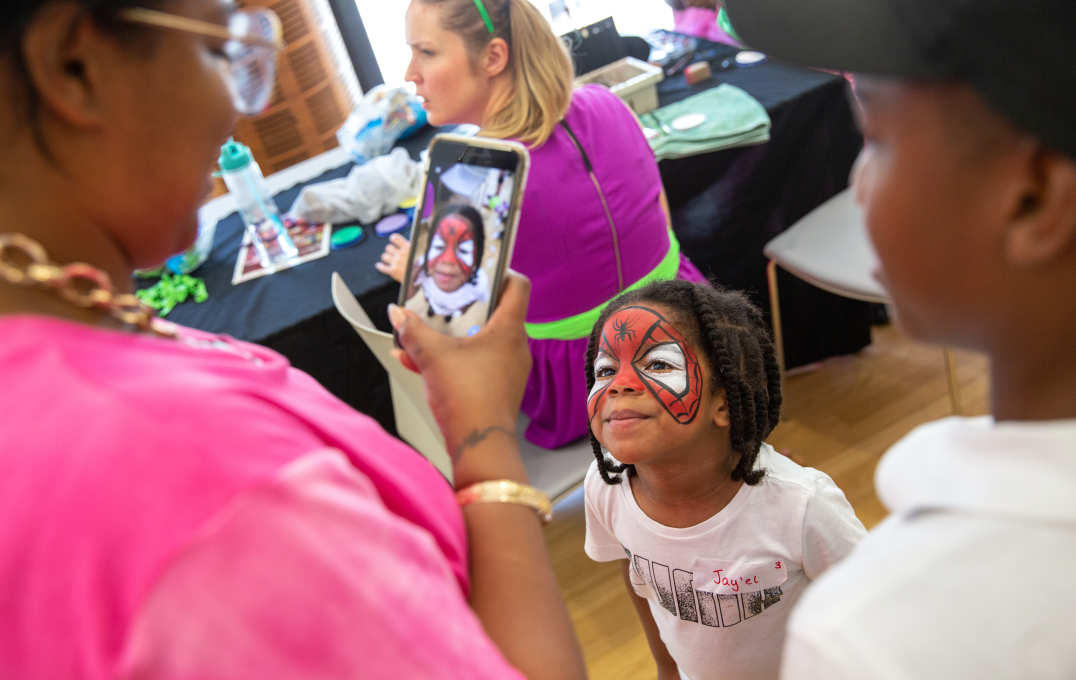 Children of Imperial College staff at the annual Bring Your Child to Work Day