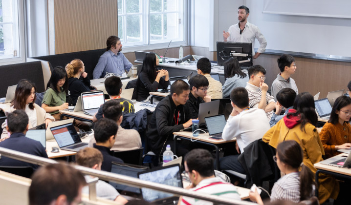 These are masters students in applied computational science and engineering. Python lecture 6 with Gerard Gorman.