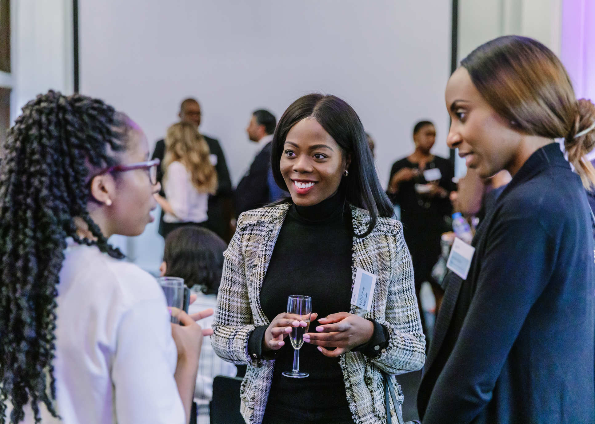 Attendees of the event to celebrate Black History Month