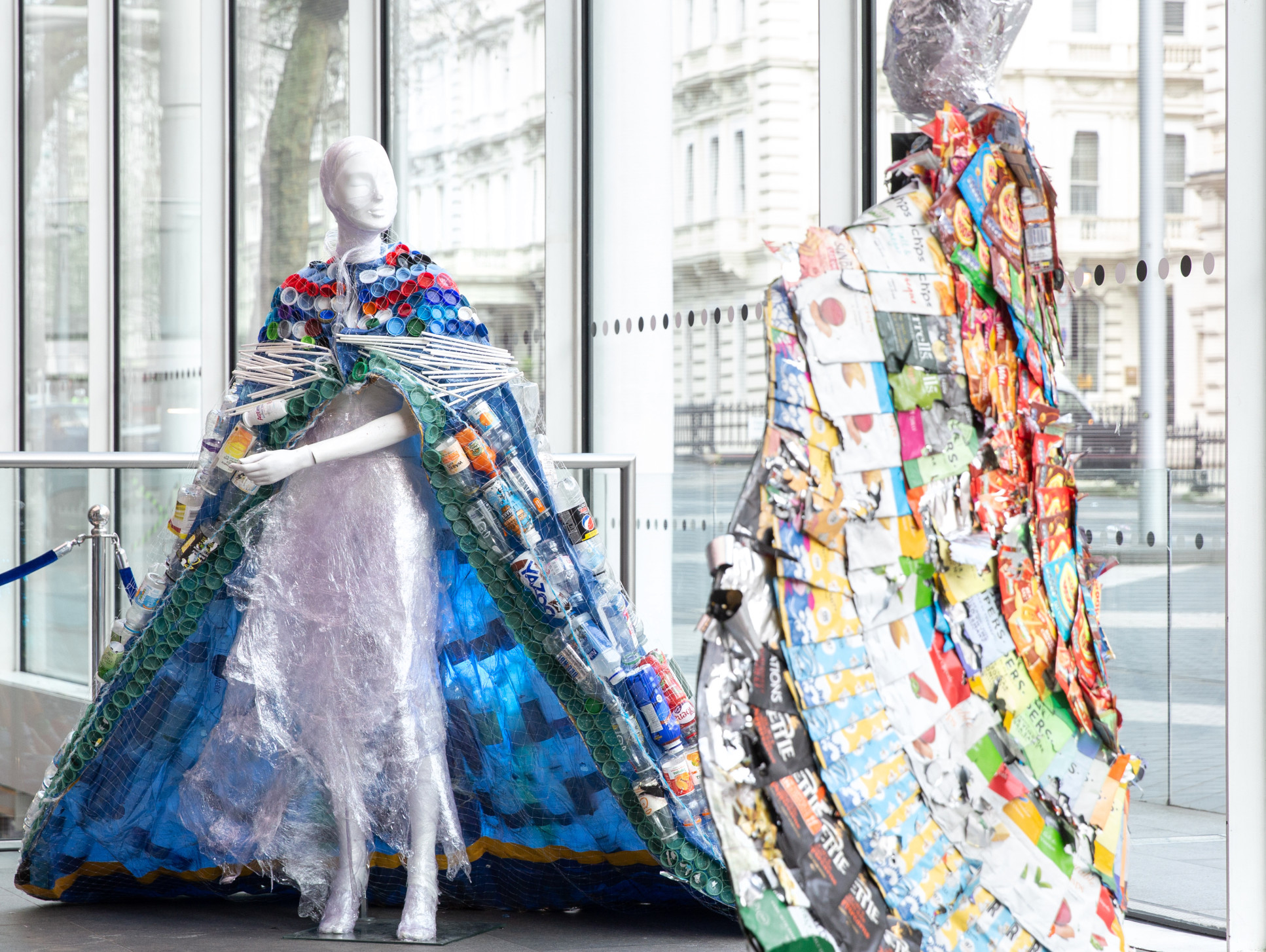 Garments made out of street litter