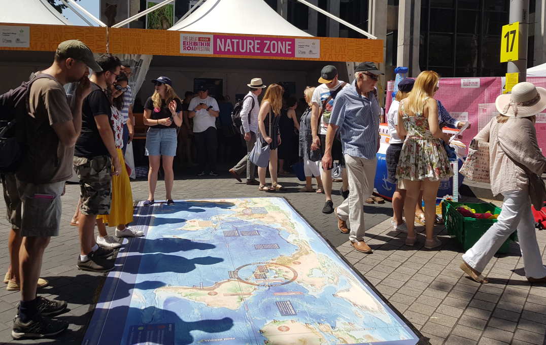 Giant Map at ExRdGest