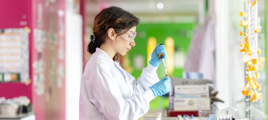 Woman in lab