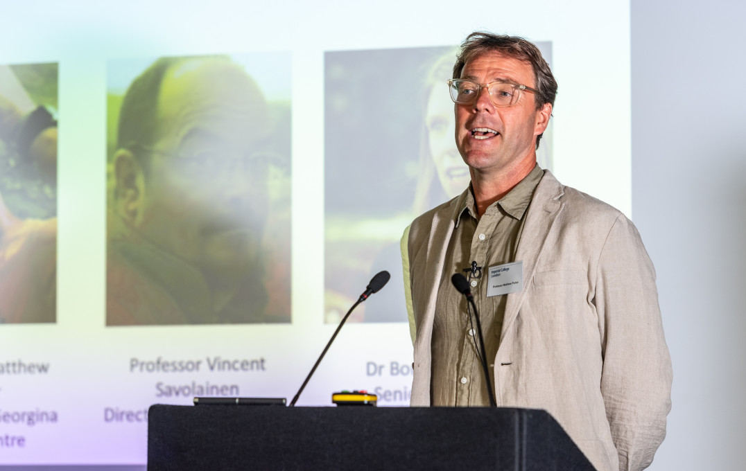 Co-director of the GMC, Professor Matthew Fisher (School of Public Health, Imperial), opens the event