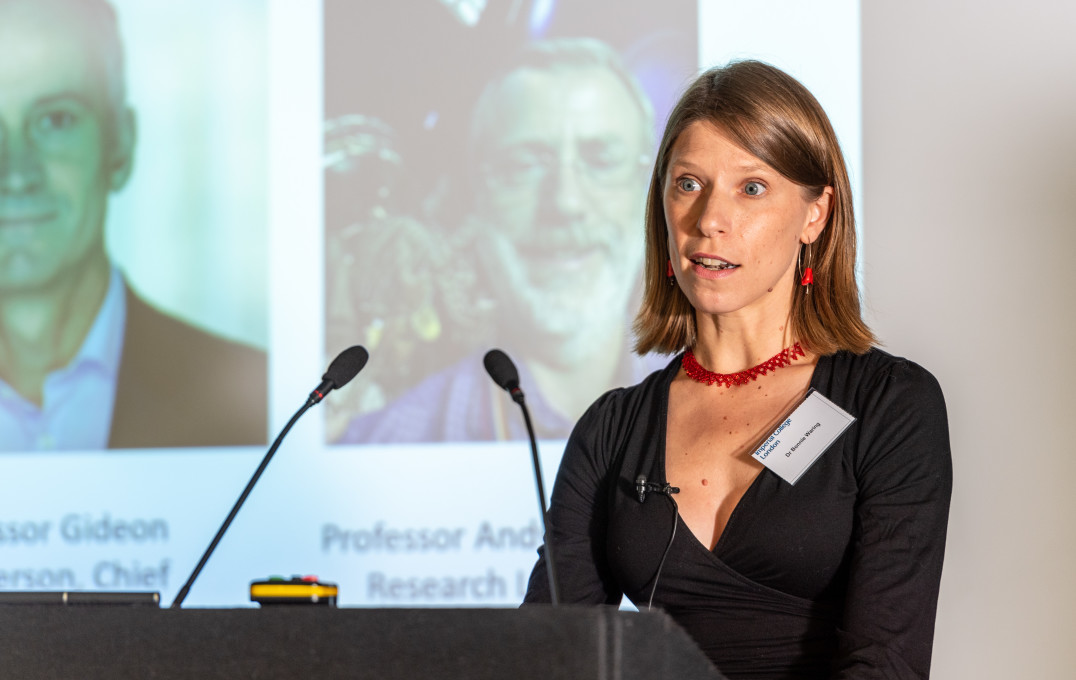 Debate chair, Dr Bonnie Waring (Grantham Institute for Climate Change and the Environment, Imperial)