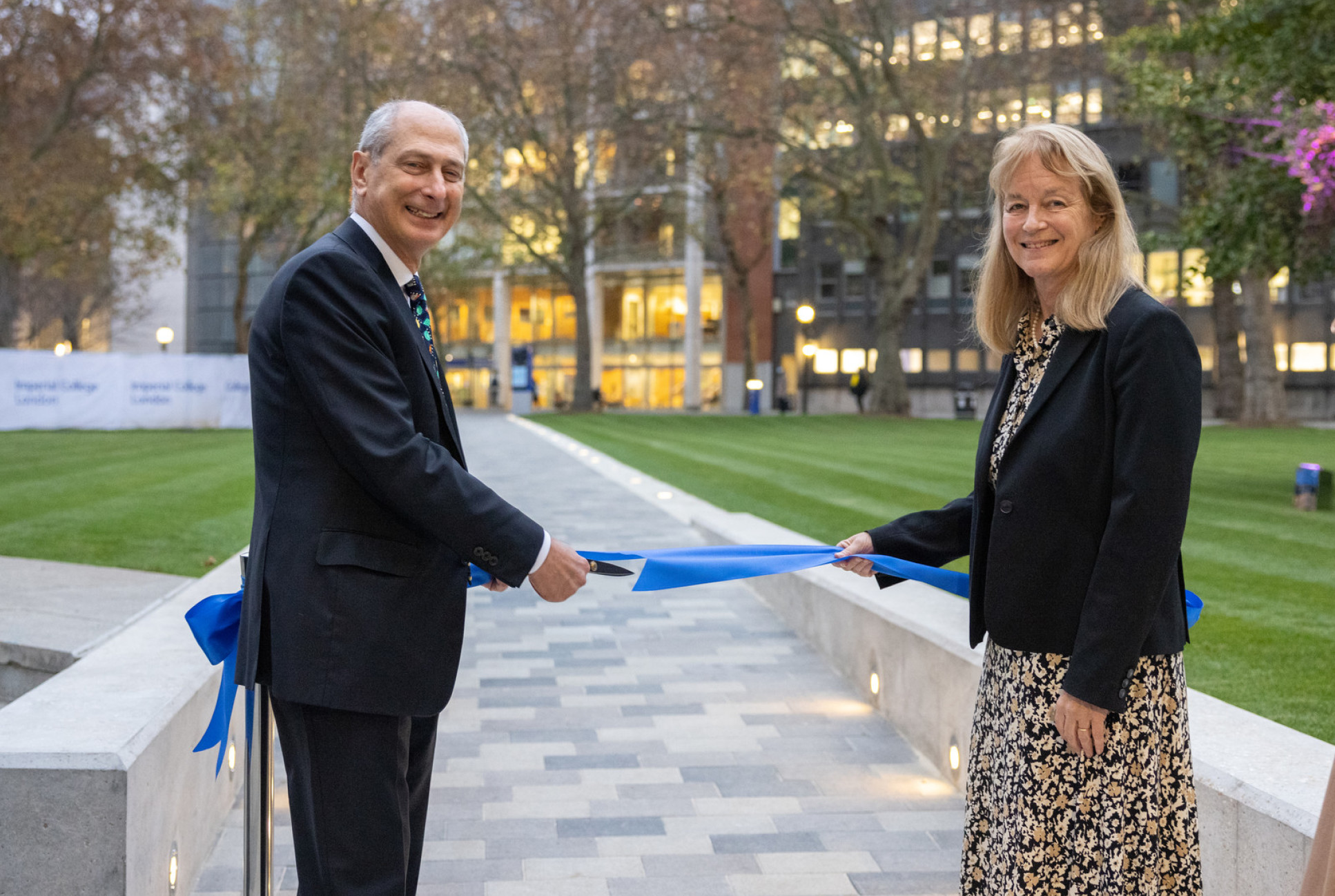 David Dangoor CBE and Professor Alice Gast 