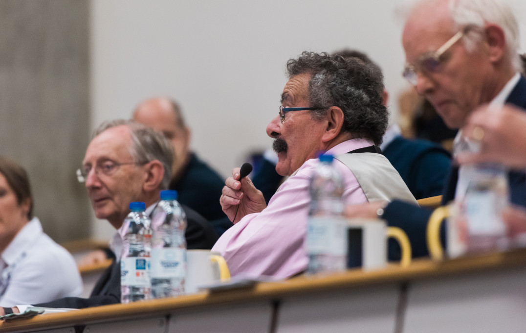 Professor Lord Robert Winston speaking to finalists at the event.