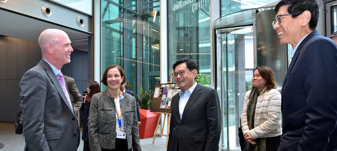 Singaporeu2019s Deputy Prime Minister Mr Heng Swee Keat celebrated the strong collaborations between Singapore and Imperial during a visit to our campus.