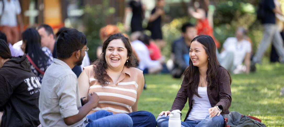 Students on campus