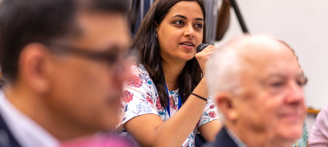People seated in Lecture Theatre