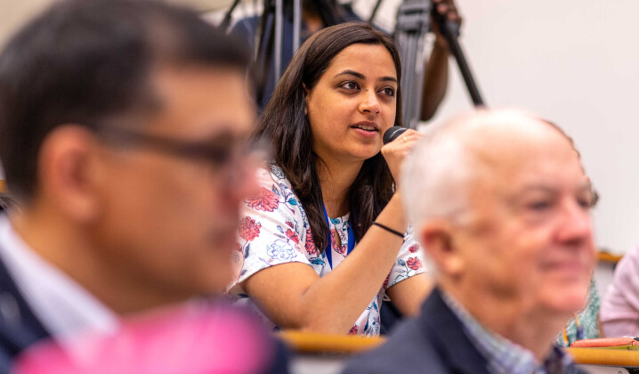 People seated in Lecture Theatre