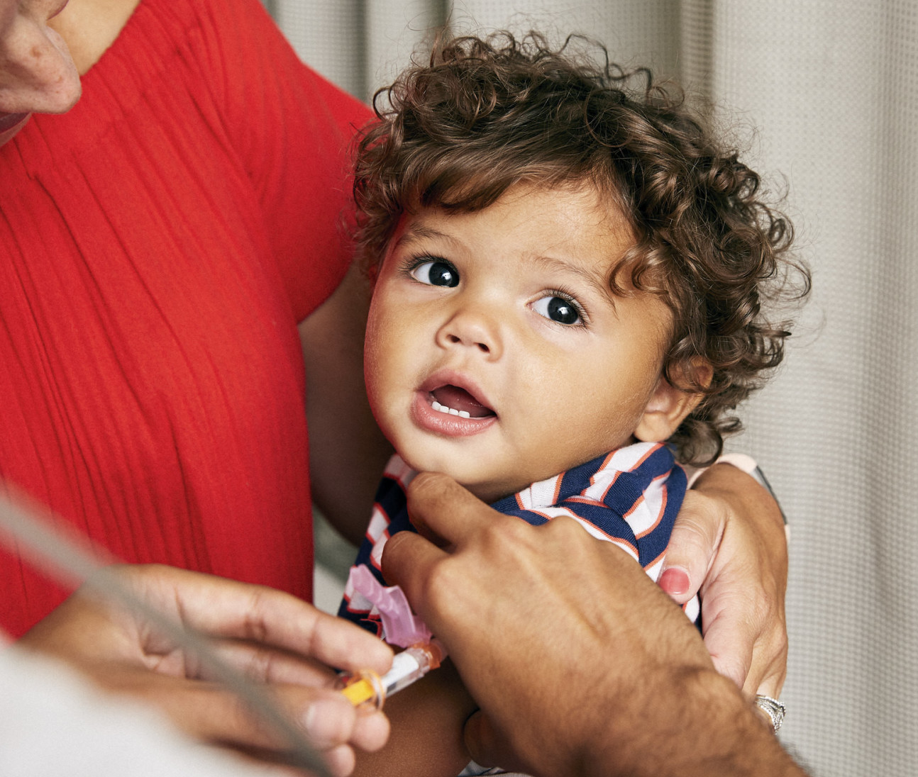 Child getting a vaccination