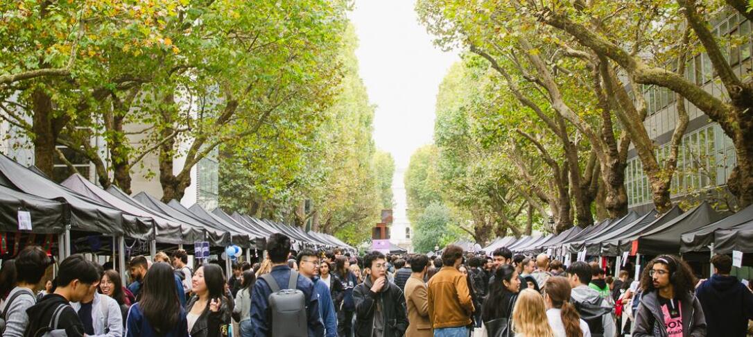 Welcome fair on Imperial College Rd 2025