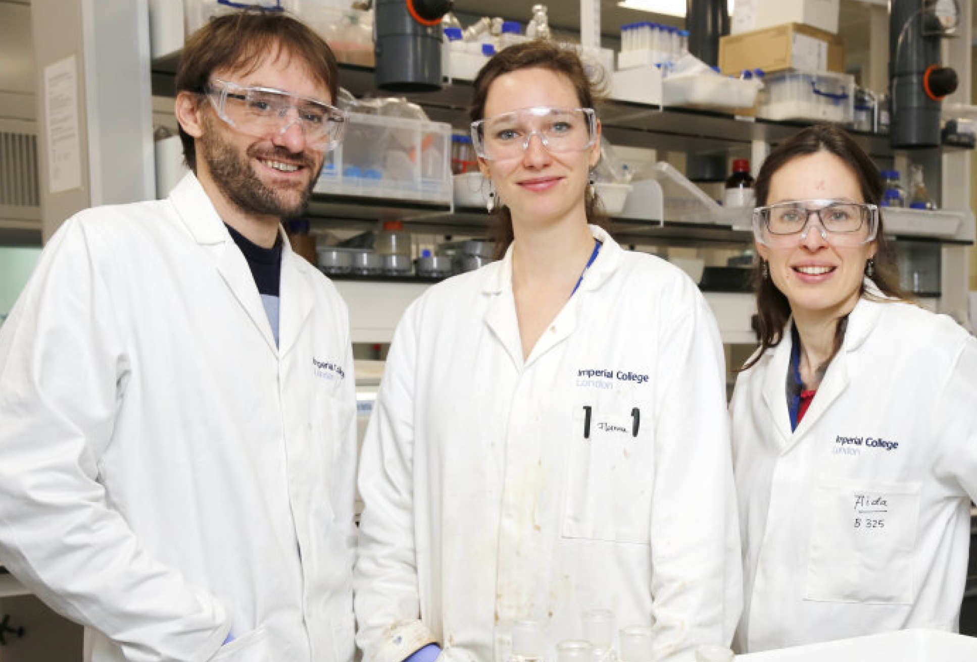 The Chrysalix team in a lab