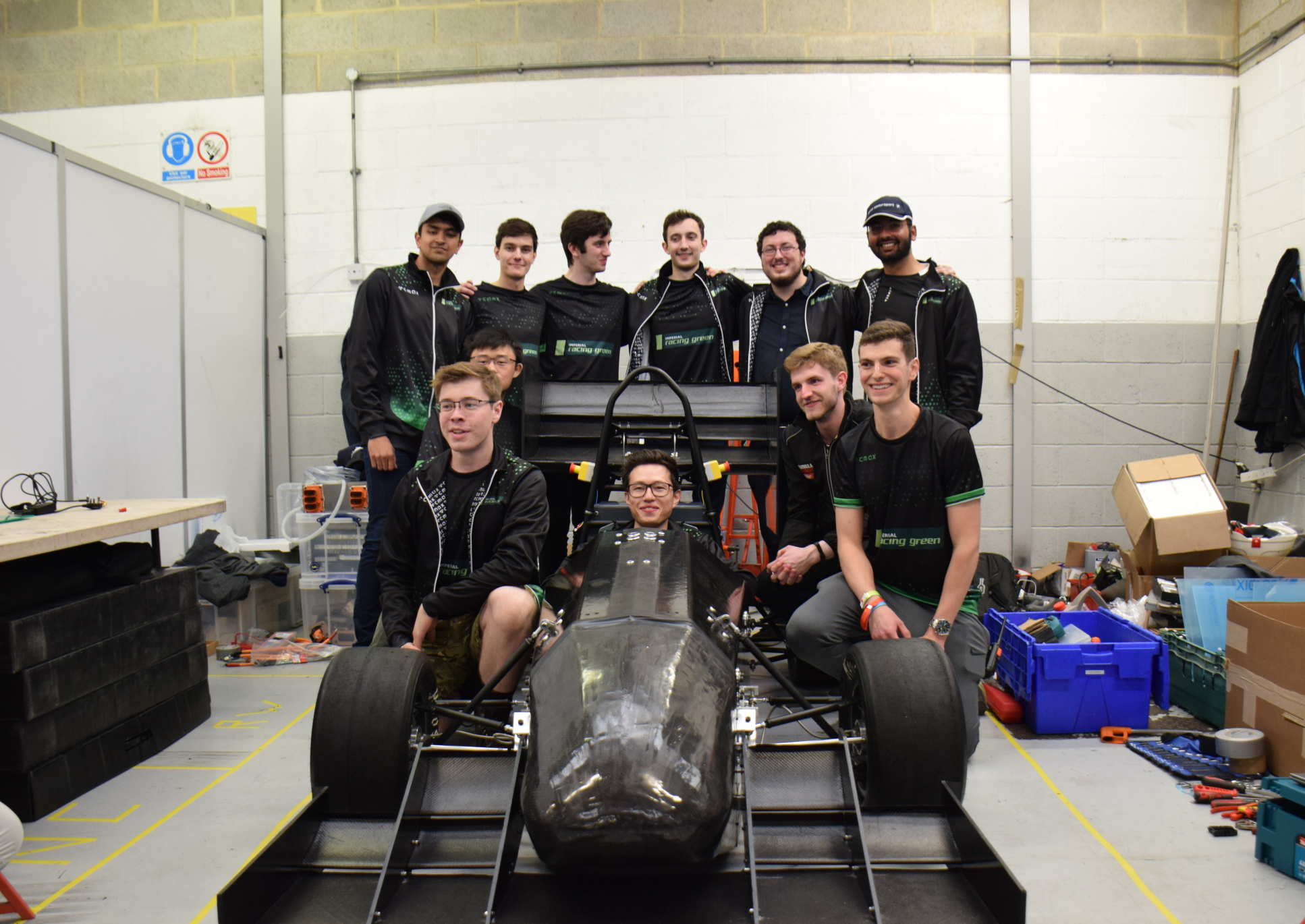 Formula Student team and car