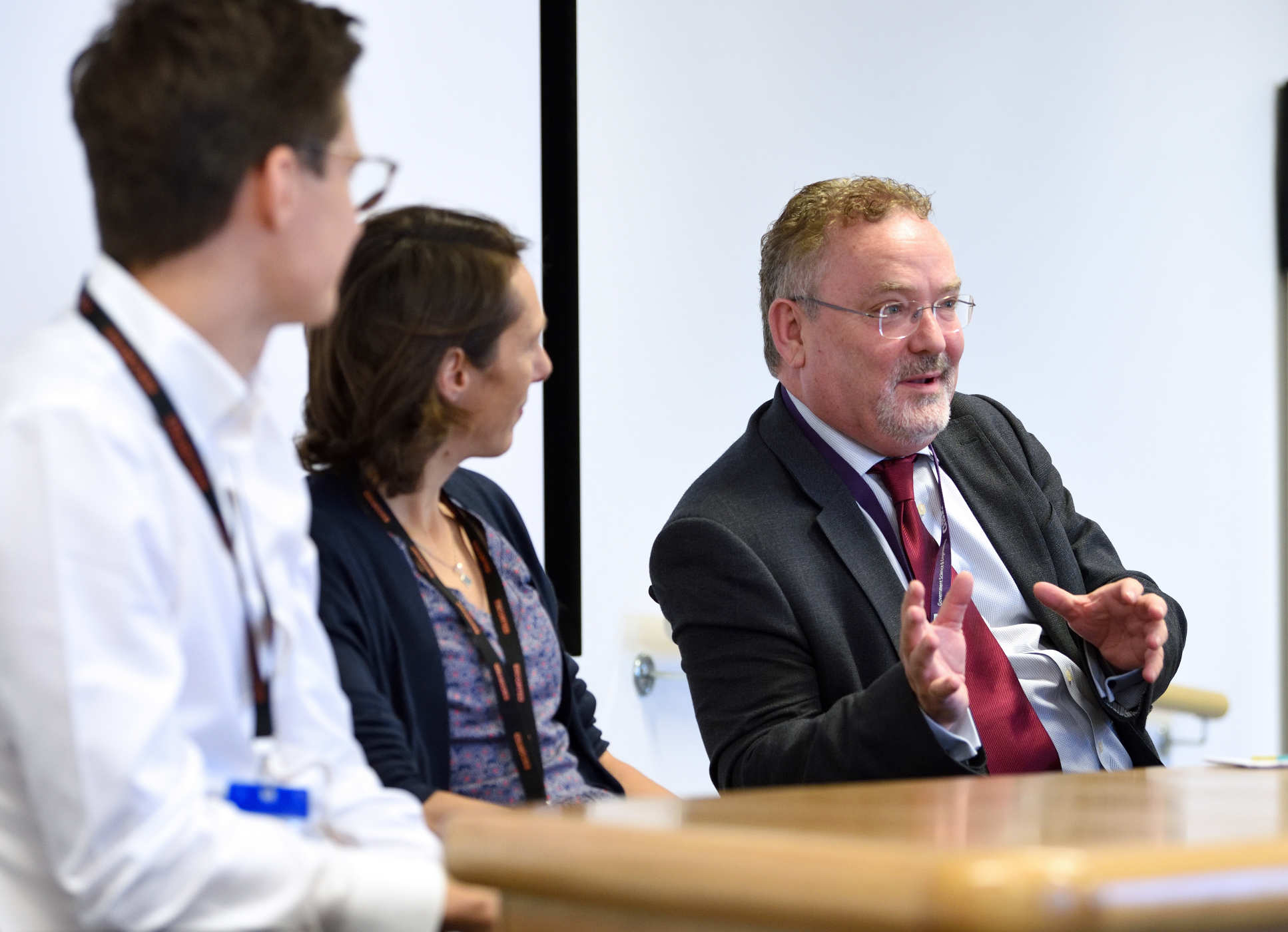 CSA Phil Blythe with Imperial academics