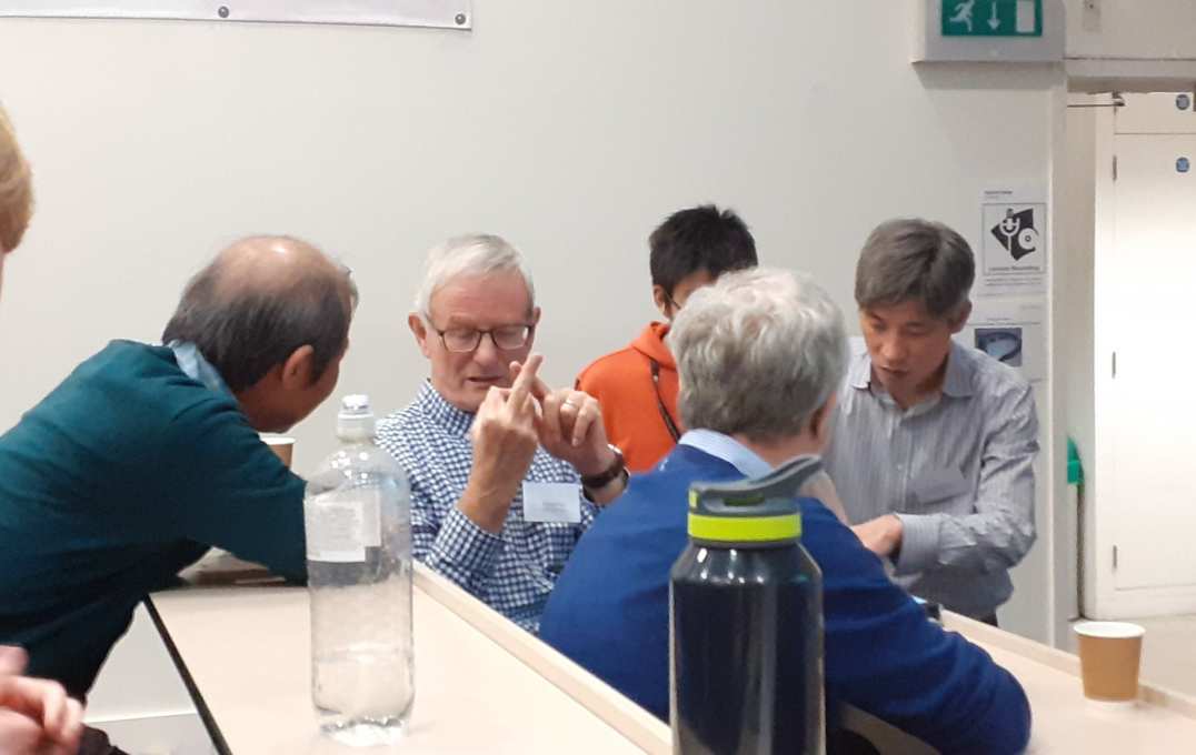 Discussions at the workshop