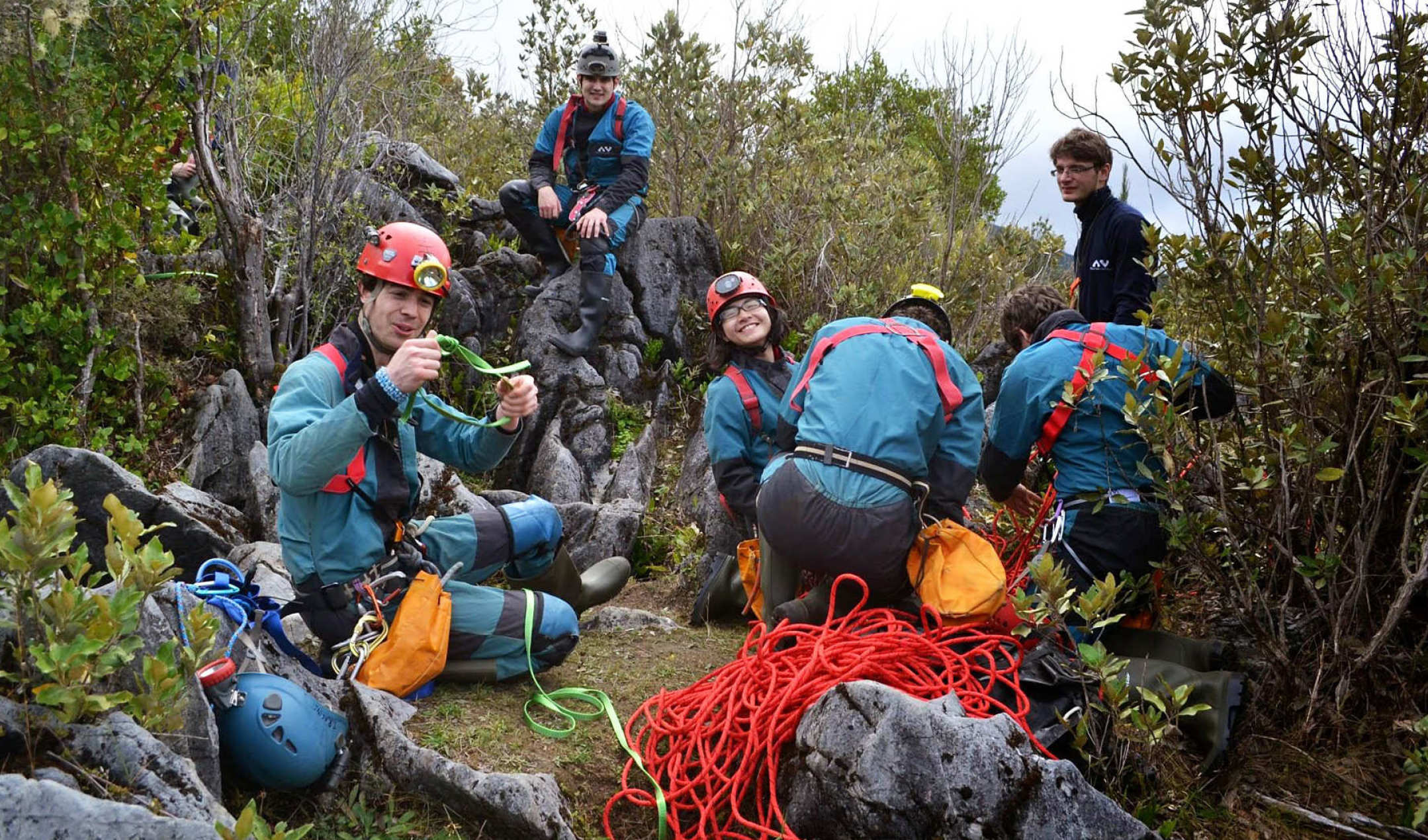 The New Zealand team