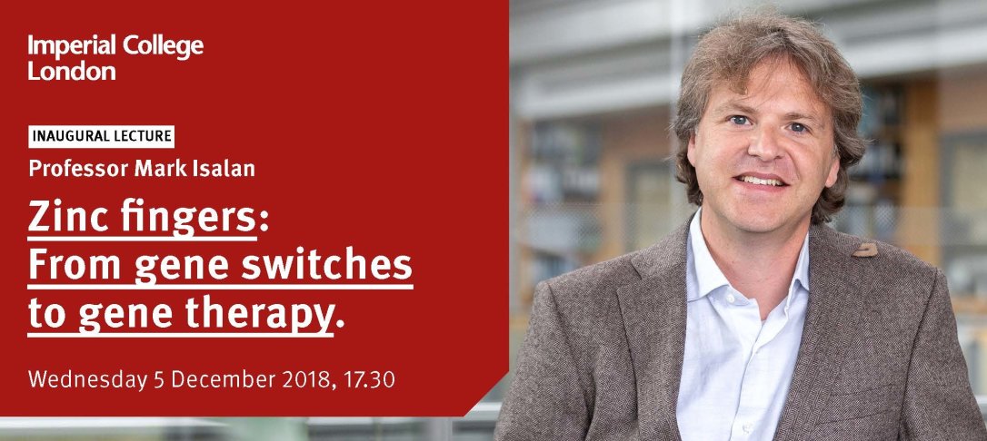 Mark Isalan lecture banner
