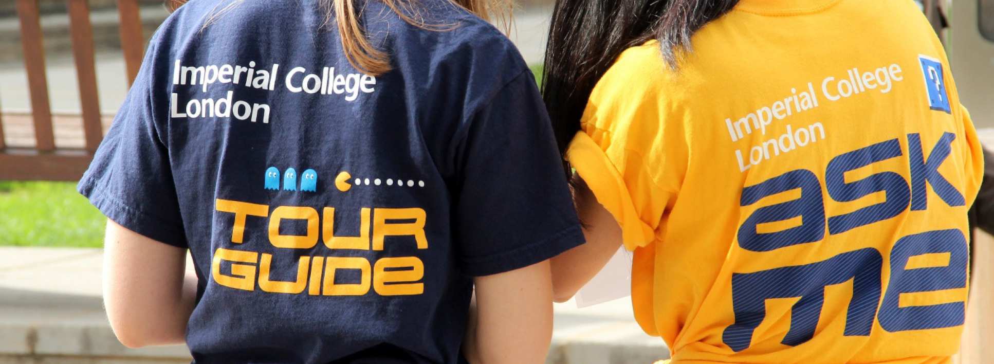 Student tour guides and helpers