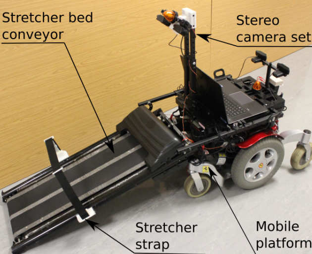 Robot stretcher for healtcare