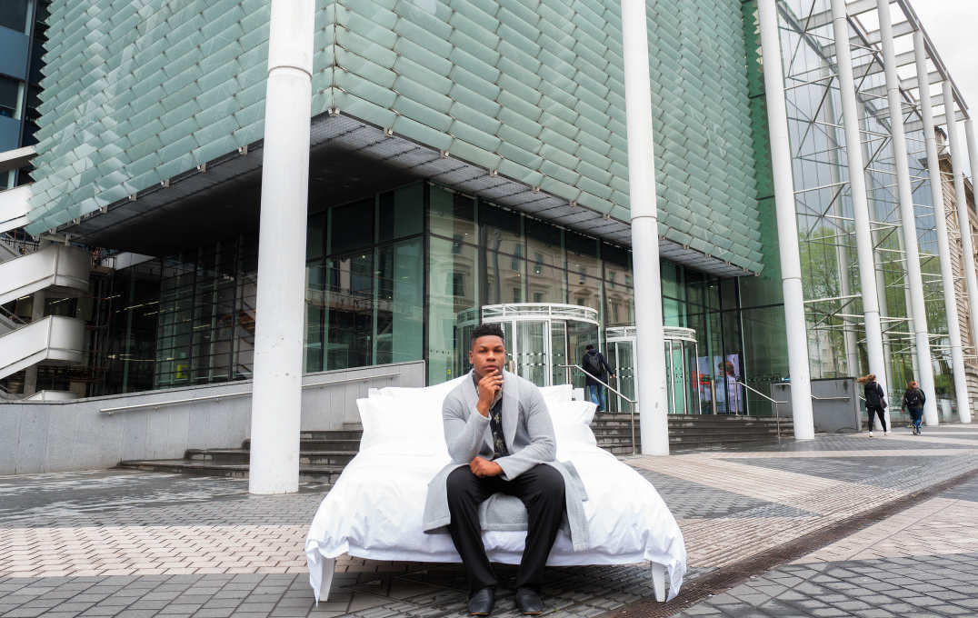 Actor John Boyega visits Imperial College London