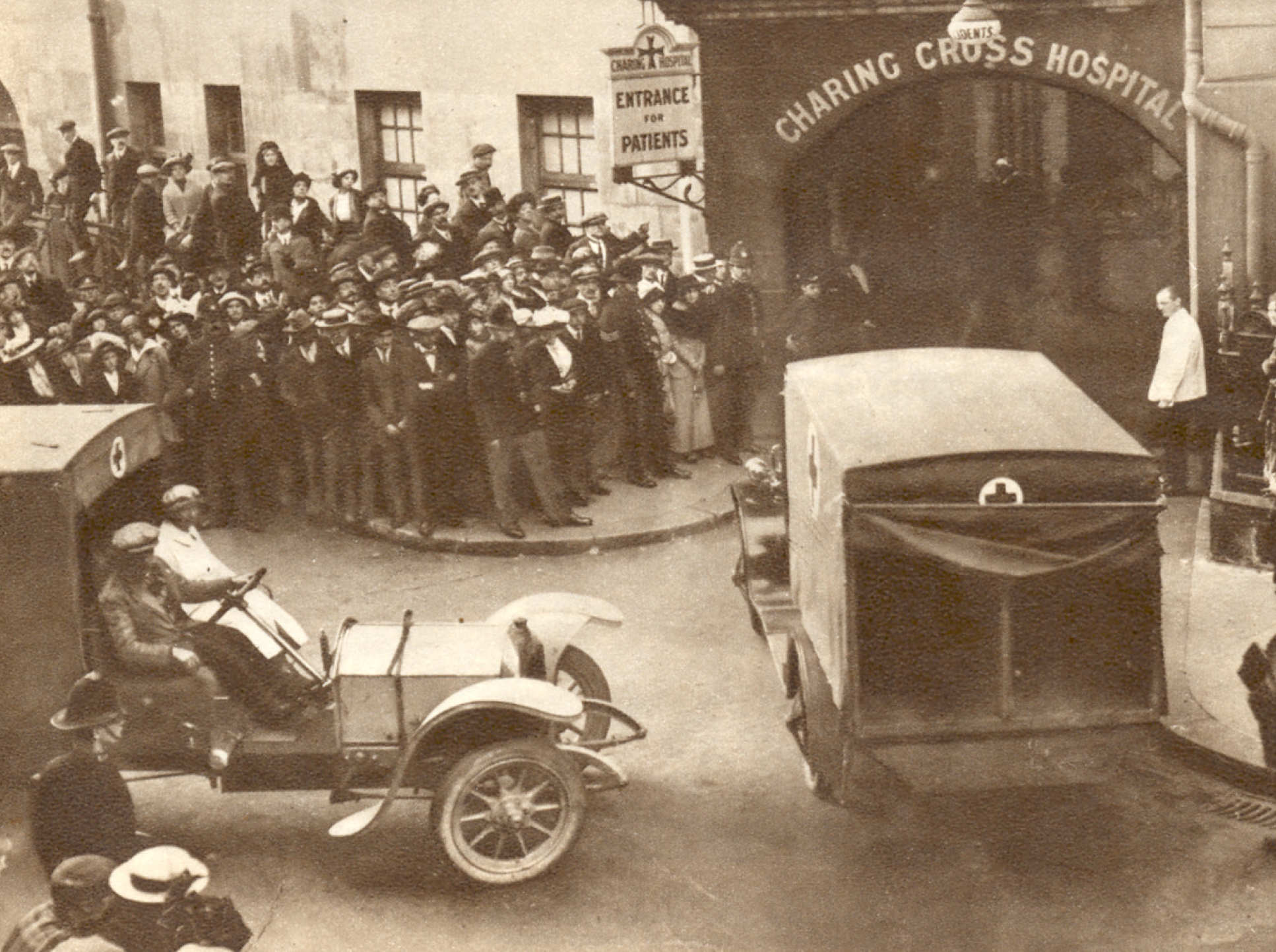 Marne casulaties at Charing Cross Hospital